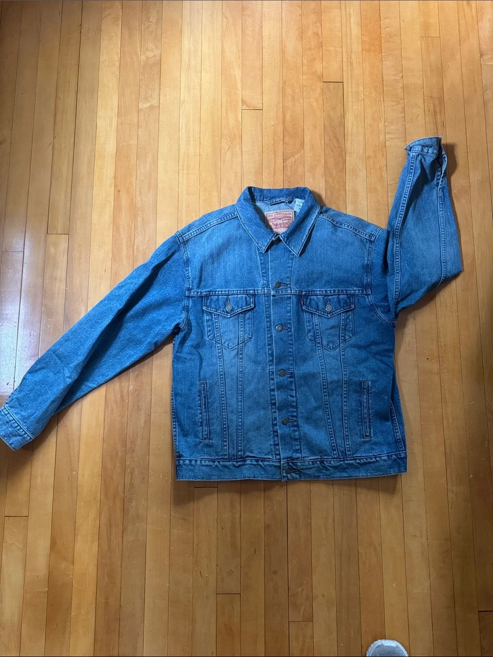 Levi's Vintage 80s 90s Blue Denim Trucker Jacket - Men's XL